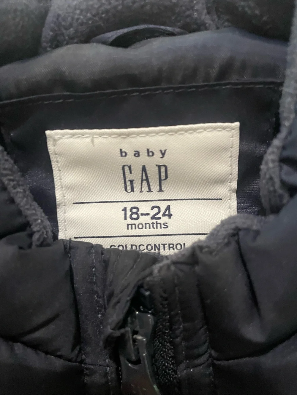 GAP Baby Navy Quilted Puffer Vest
